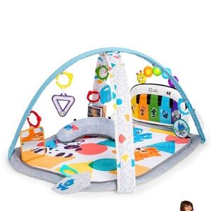 Baby Einstein 4-in-1 Kickin' Tunes Music Play Gym Piano Tummy Time Activity Mat